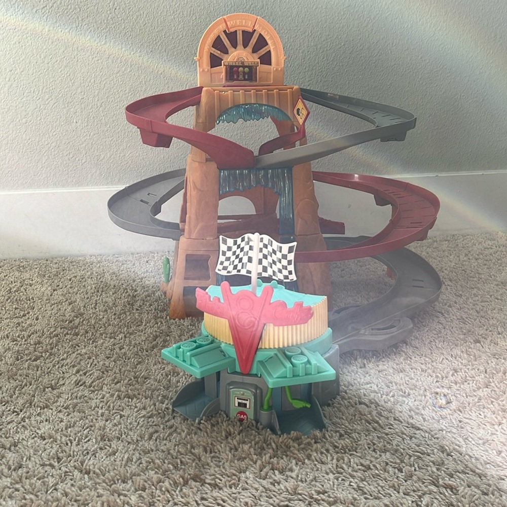 Disney CARs Race track! Retired!